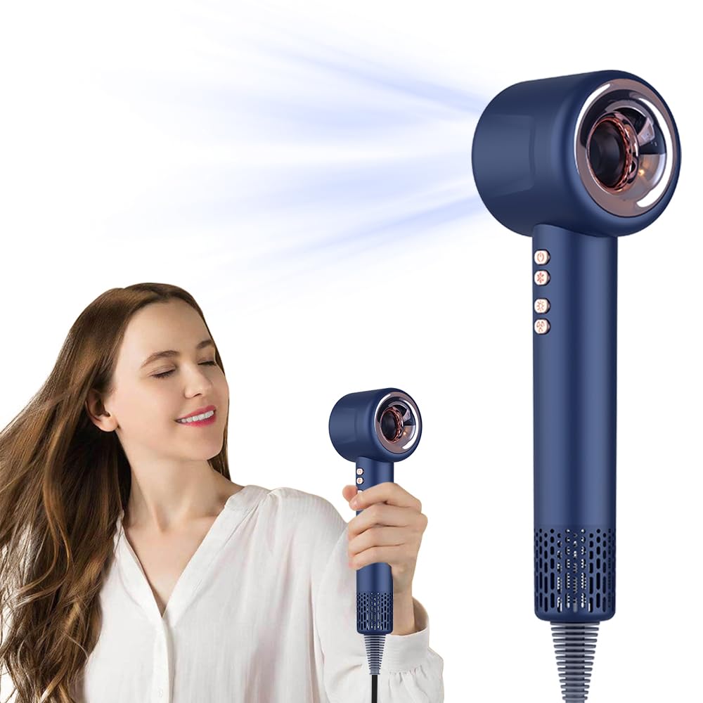 High-Speed Hair Dryer 2000W – 110,000 RPM, Fast Drying & Lightweight