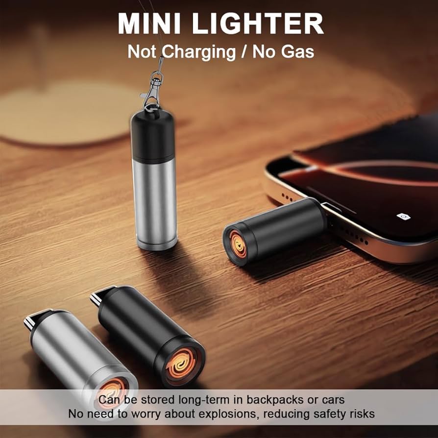 USB Electric Cigarette Lighter – Windproof, Rechargeable & Pocket-Sized