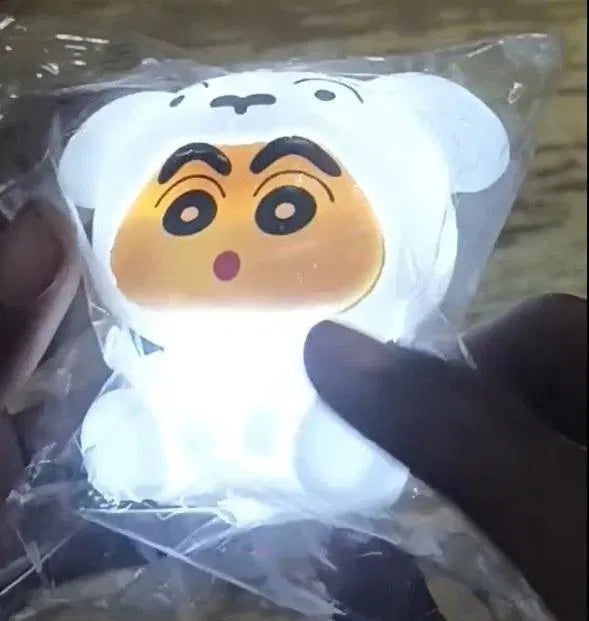Crayon Shin-chan Shiro LED Night Light – Cute Anime Lamp for Kids & Fans