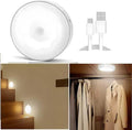 Wireless Motion Sensor LED Night Light – USB Rechargeable, Pack of 2